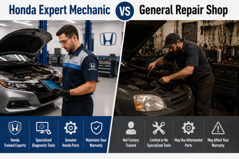 Honda Expert Mechanic vs General Repair Shop: What Makes the Difference