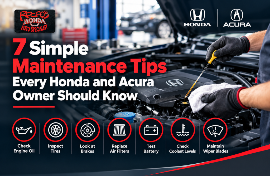 7 Simple Maintenance Tips Every Honda and Acura Owner Should Know
